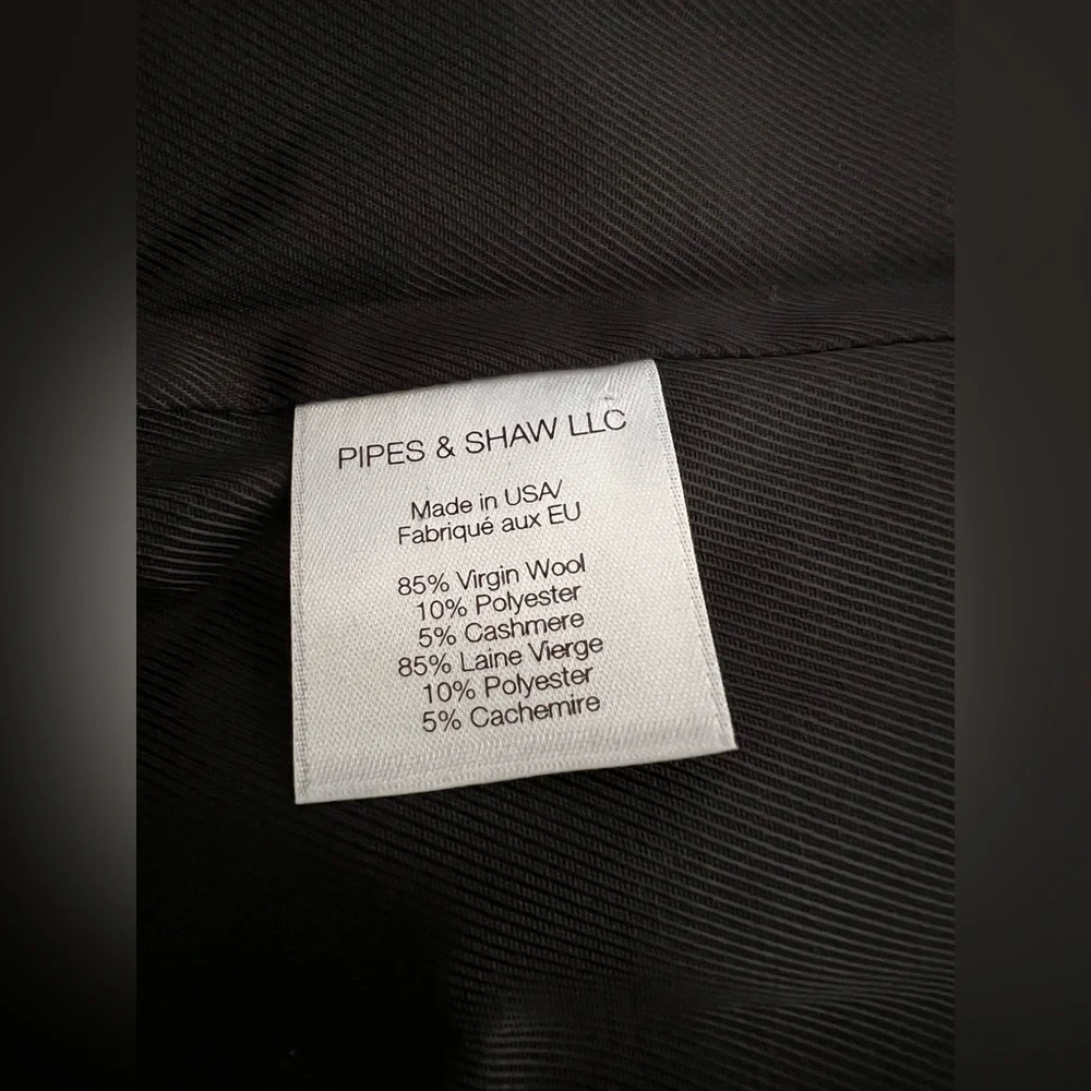 Veronica beard palmer Dickey wool longline vest in black size 4/ small - Picture 9 of 9
